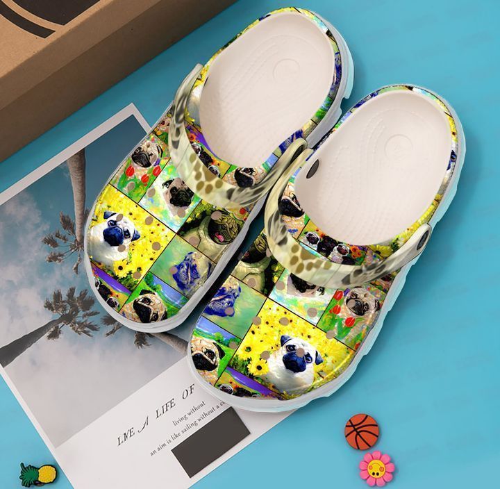 Personalized Pug Autumn Crocs Clogy Shoes For Mens And Womens