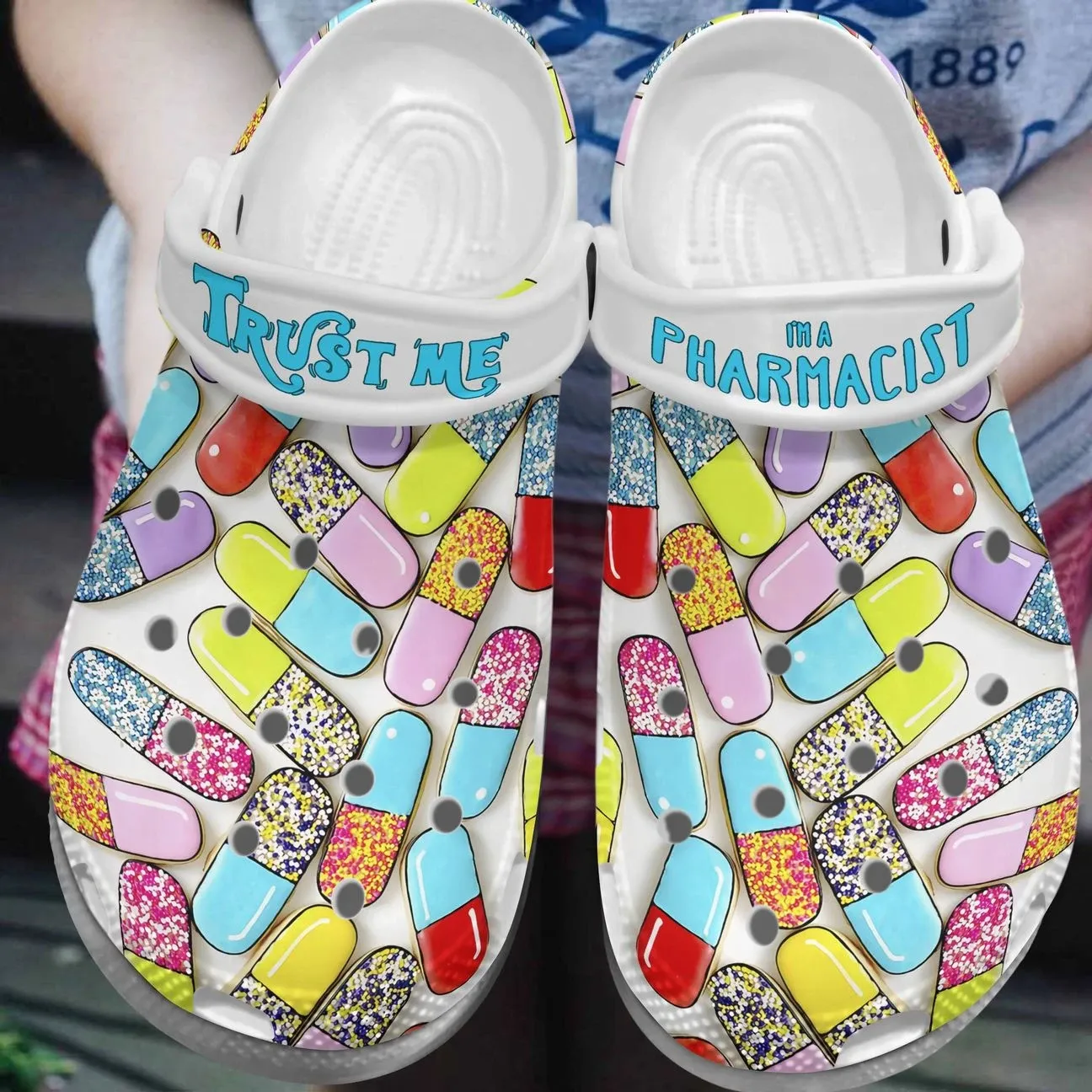 Pharmacist Personalized Clog Custom Crocs Comfortablefashion Style Comfortable For Women Men Kid Print 3D Magic Pills