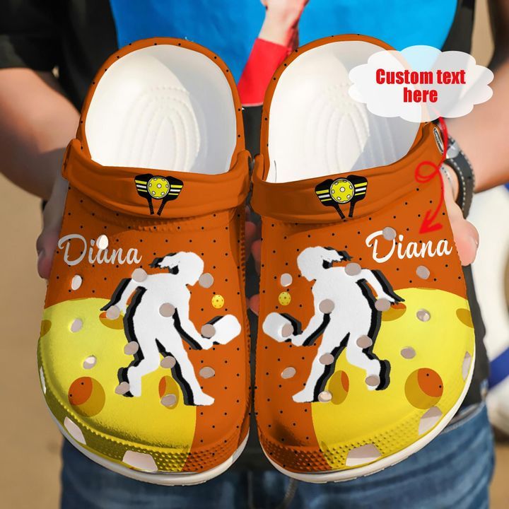 Pickleball Personalized Girl Sku 1820 Crocs Crocband Clog Comfortable For Mens Womens Classic Clog Water Shoes