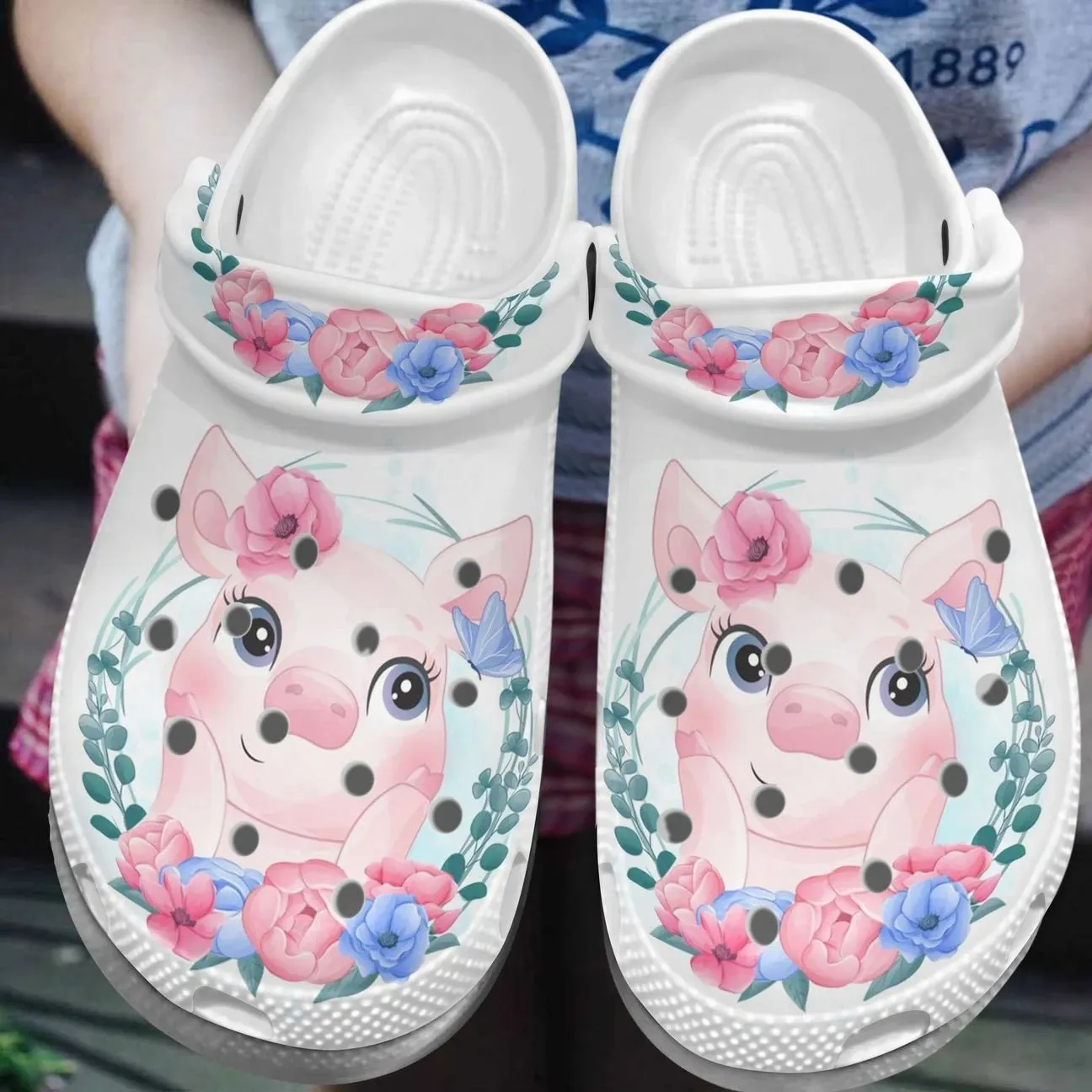 Pig Personalize Clog Custom Crocs Fashionstyle Comfortable For Women Men Kid Print 3D Baby Pig