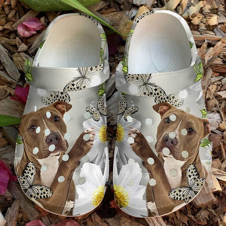 Pitbull Daisy Sku 1859 Crocs Crocband Clog Comfortable For Mens Womens Classic Clog Water Shoes