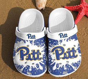 Pitt Panthers Crocband Clog Clog Comfortable For Mens And Womens Classic Clog Water Shoes Pitt Panthers Crocs
