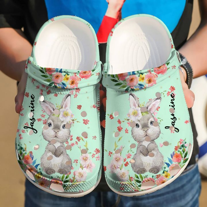 Rabbit Personalized Lovely Sku 1971 Crocs Crocband Clog Comfortable For Mens Womens Classic Clog Water Shoes