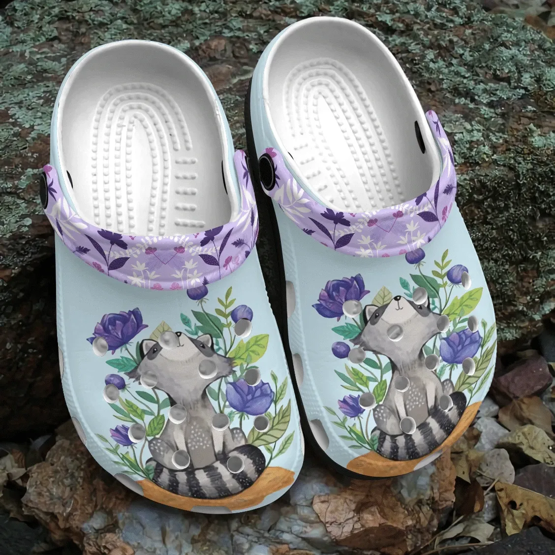 Raccoon Personalized Clog Custom Crocs Comfortablefashion Style Comfortable For Women Men Kid Print 3D Emotional