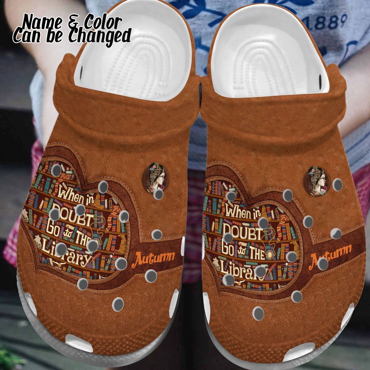 Reading Personalize Clog Custom Crocs Fashionstyle Comfortable For Women Men Kid Print 3D Personalized Go To The Library
