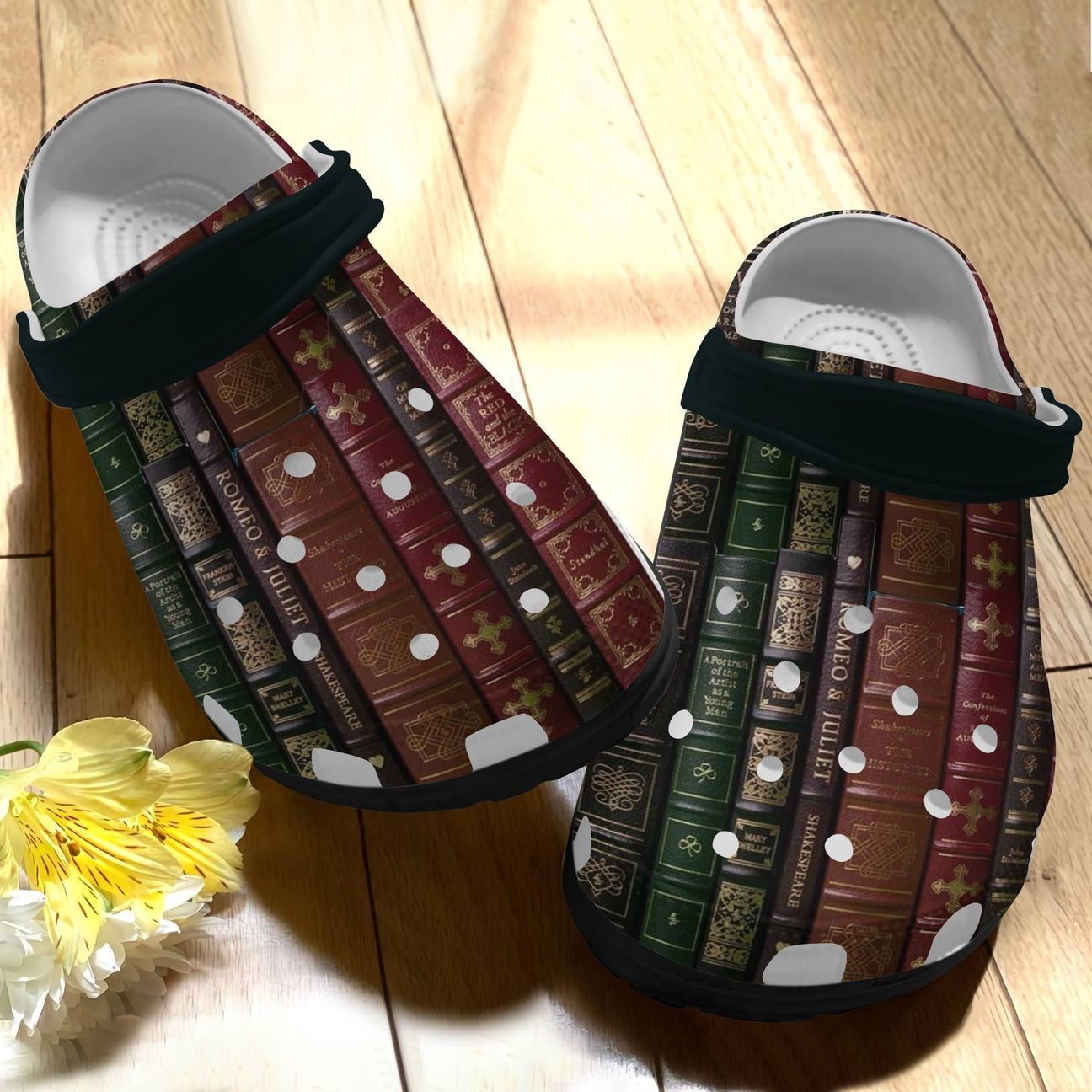 Reading Personalized Clog Custom Crocs Comfortablefashion Style Comfortable For Women Men Kid Print 3D Love Books