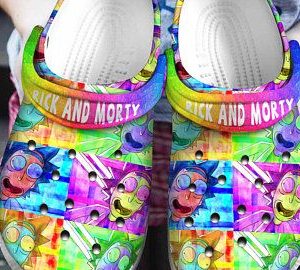 Rick And Morty Crocs Crocband Clog Clog Comfortable For Mens And Womens Classic Clog Water Shoes Comfortable
