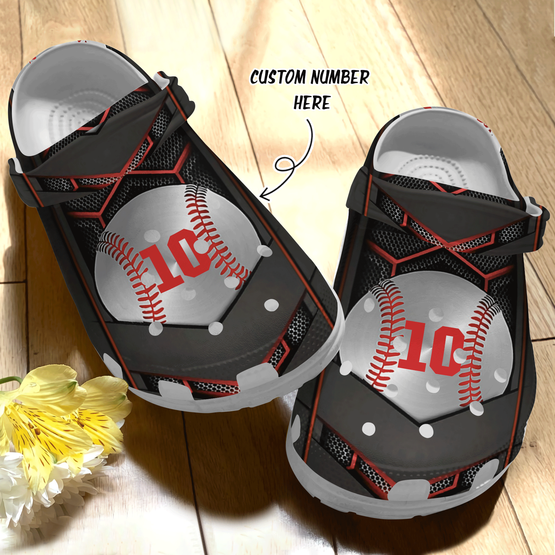 Robot Baseball Shoes Crocs Clog For Batter Boy-Baseball Crocbland Clog For Men Son