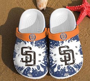 San Diego Padres Crocband Clog Clog Comfortable For Mens And Womens Classic Clog Water Shoes San Diego Padres Crocs