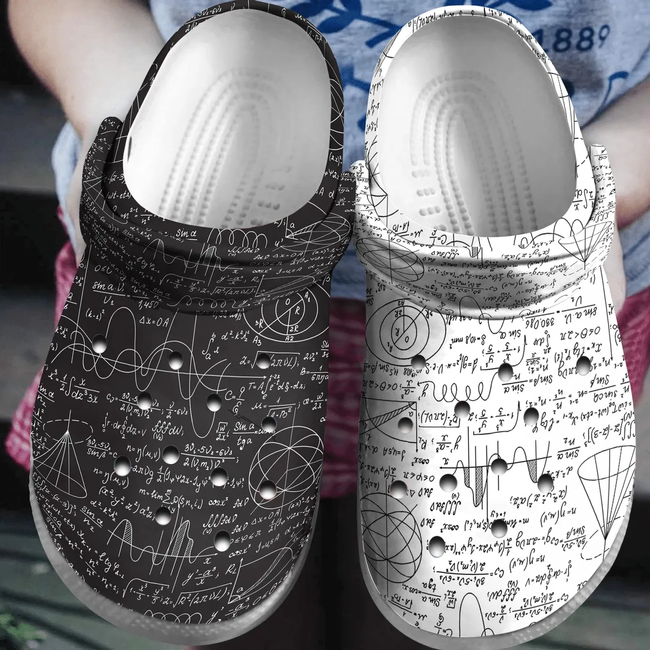 Science Personalized Clog Custom Crocs Comfortablefashion Style Comfortable For Women Men Kid Print 3D Mathematics
