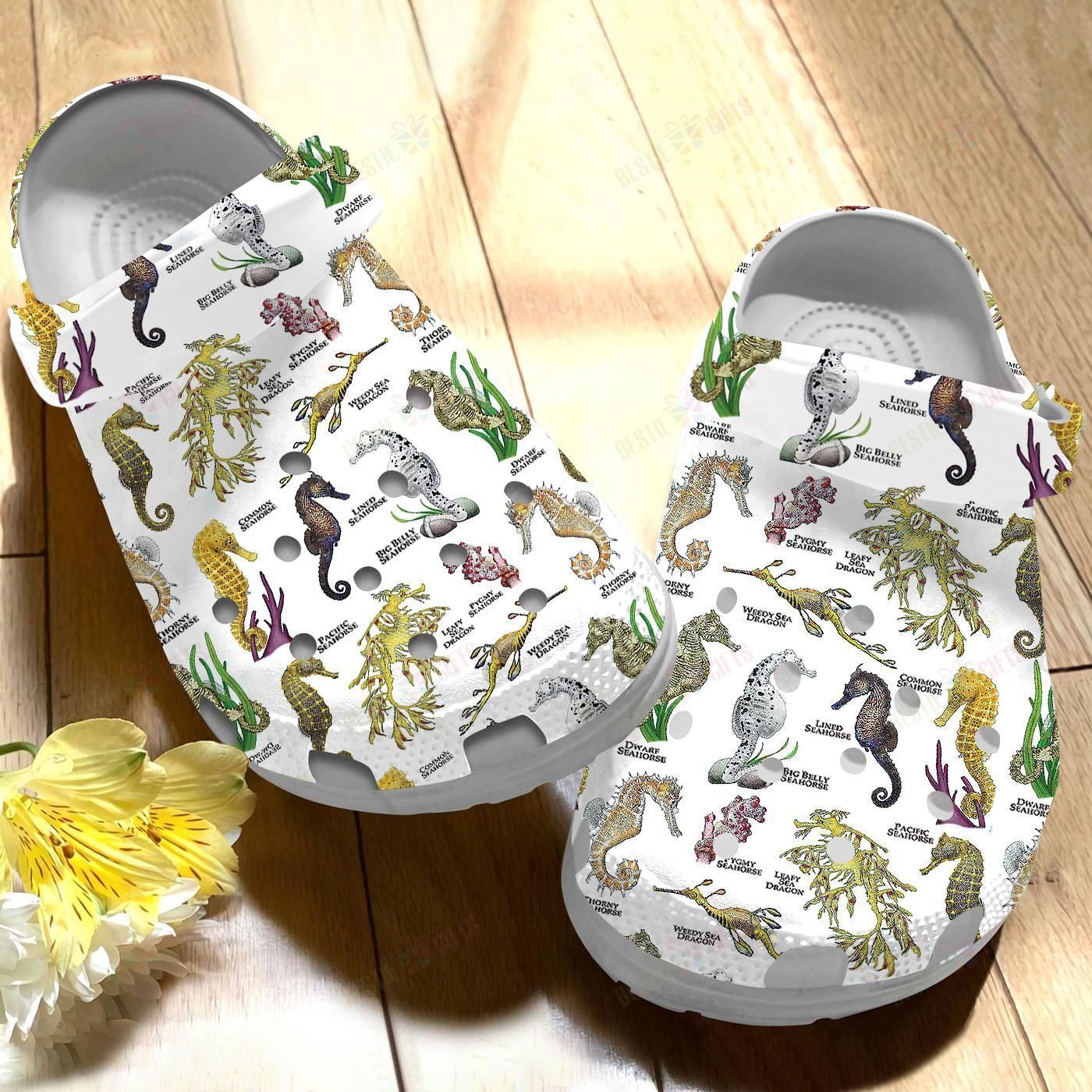 Seahorses And Seadragons Crocs Clog Classic Clogs Shoes
