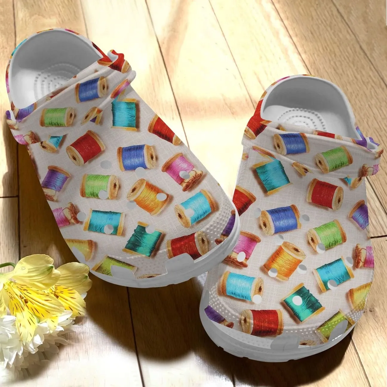Sewing Personalize Clog Custom Crocs Fashionstyle Comfortable For Women Men Kid Print 3D Whitesole 3 Style Comfortable S Cotton Reels