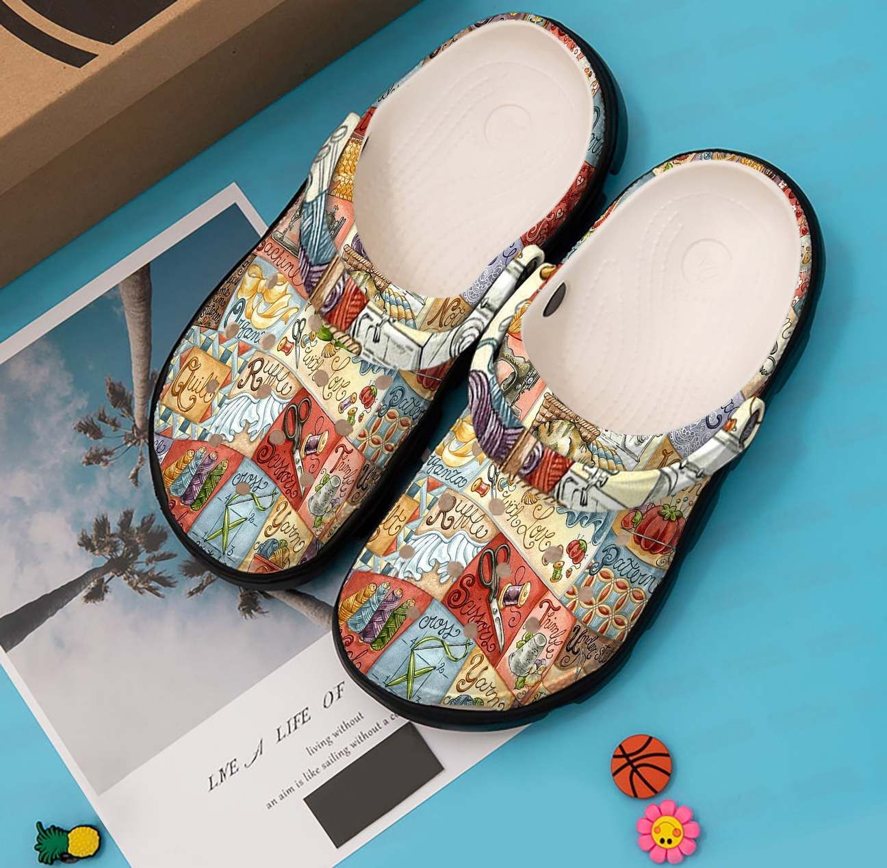 Sewing Personalized Clog Custom Crocs Comfortablefashion Style Comfortable For Women Men Kid Print 3D Alphabet Sewing