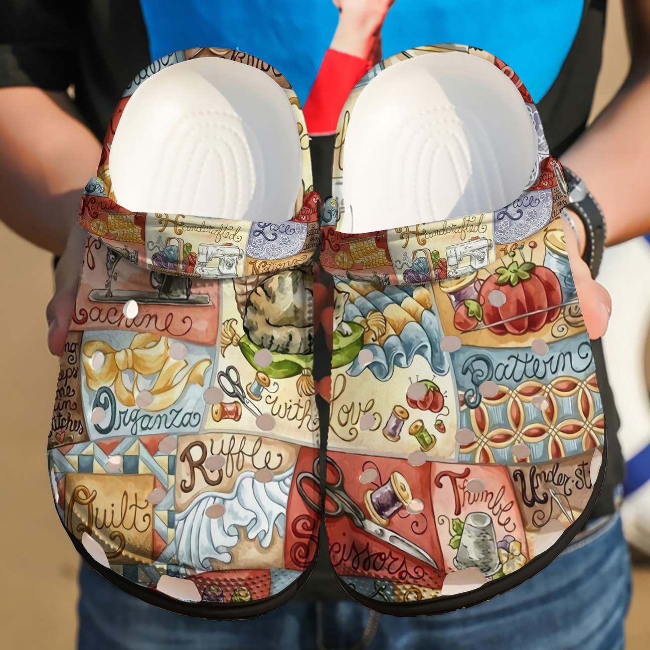 Sewing Personalized Clog Custom Crocs Comfortablefashion Style Comfortable For Women Men Kid Print 3D Handcraft
