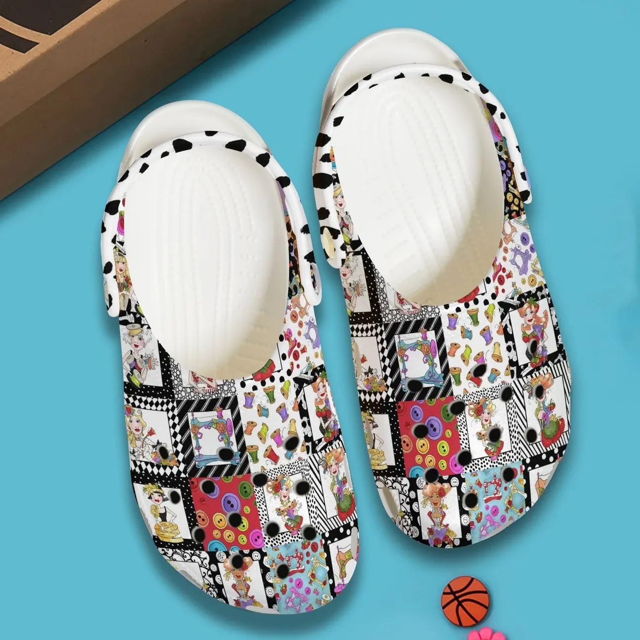 Sewing Personalized Clog Custom Crocs Comfortablefashion Style Comfortable For Women Men Kid Print 3D Sewing Lady