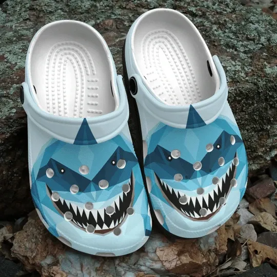 Shark Personalize Clog Custom Crocs Clog On Sandal Fashion Style Comfortable For Women Men Kid