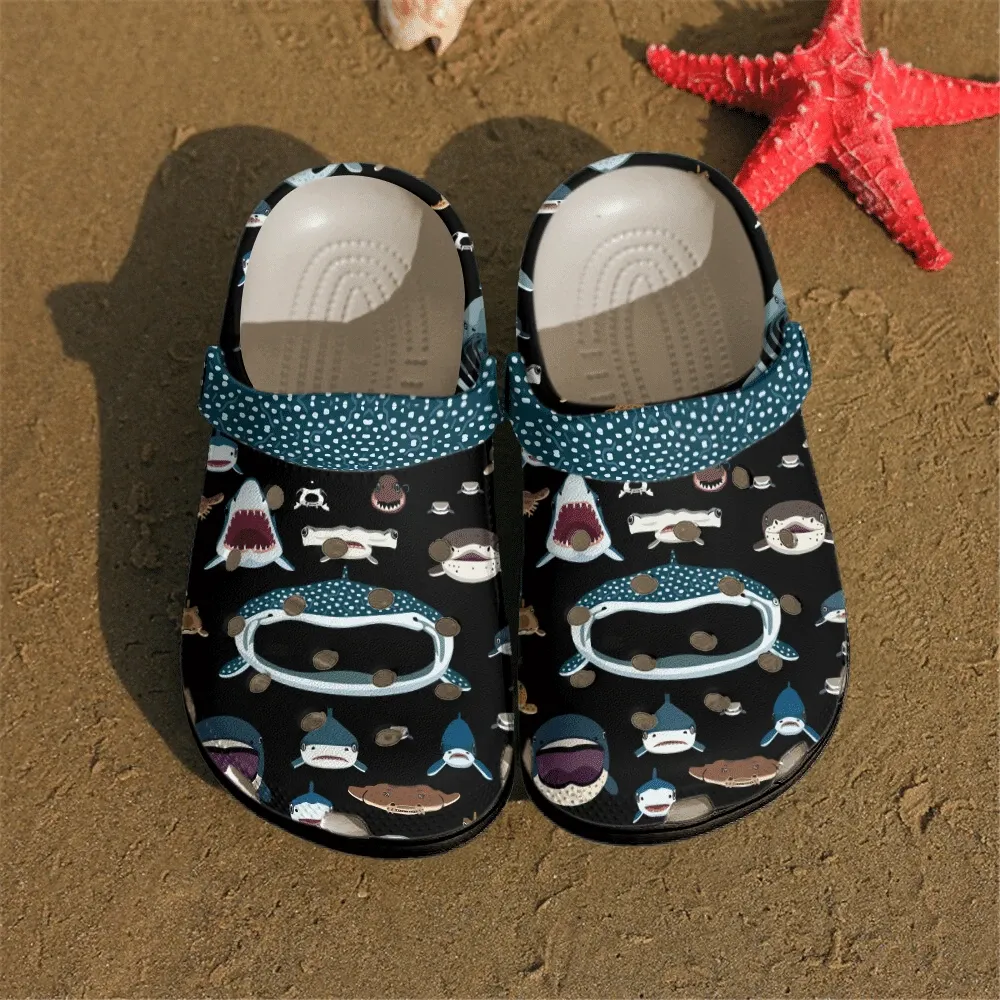 Shark Personalized Clog Custom Crocs Comfortablefashion Style Comfortable For Women Men Kid Print 3D Diversity