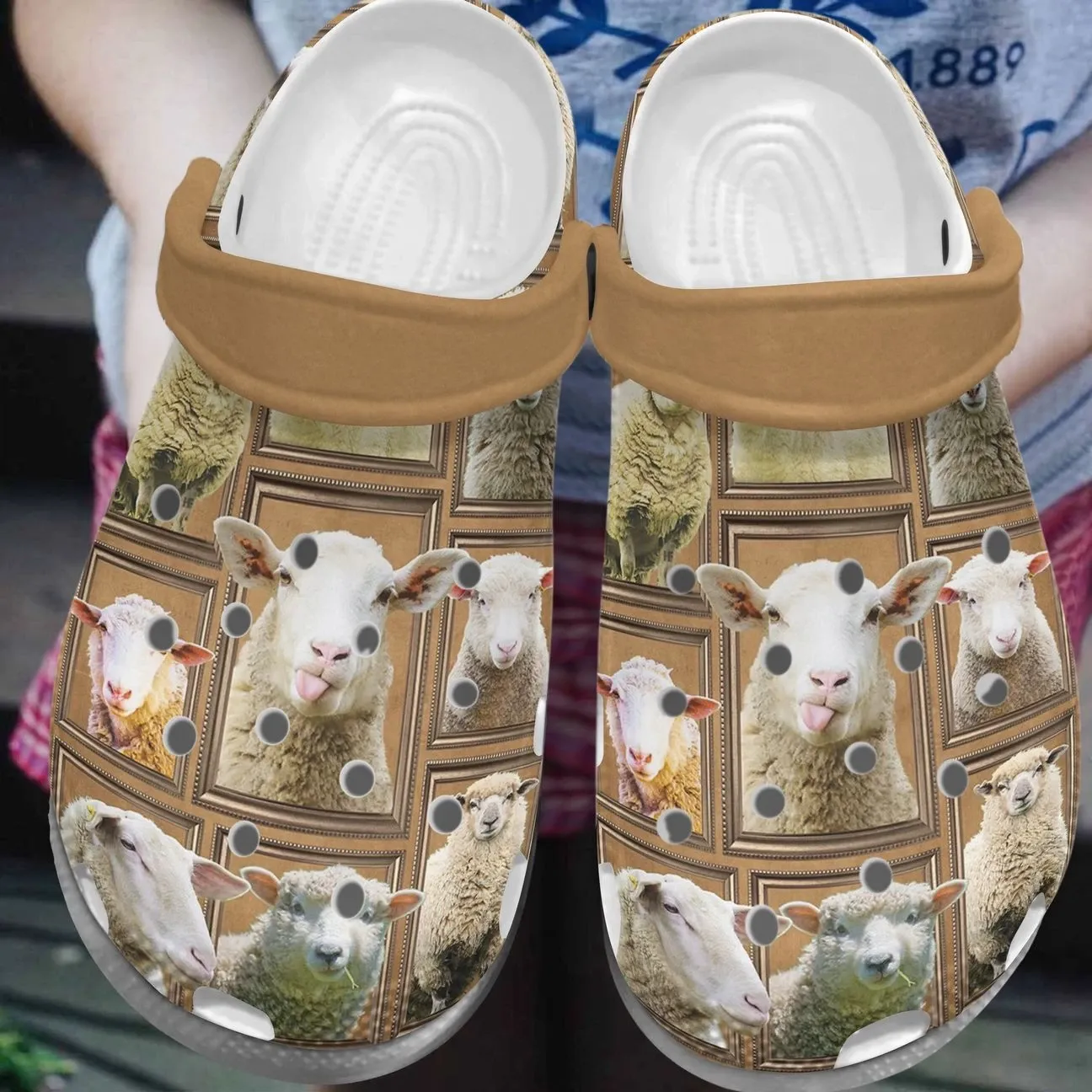 Sheep Personalize Clog Custom Crocs Fashionstyle Comfortable For Women Men Kid Print 3D Funny Sheep