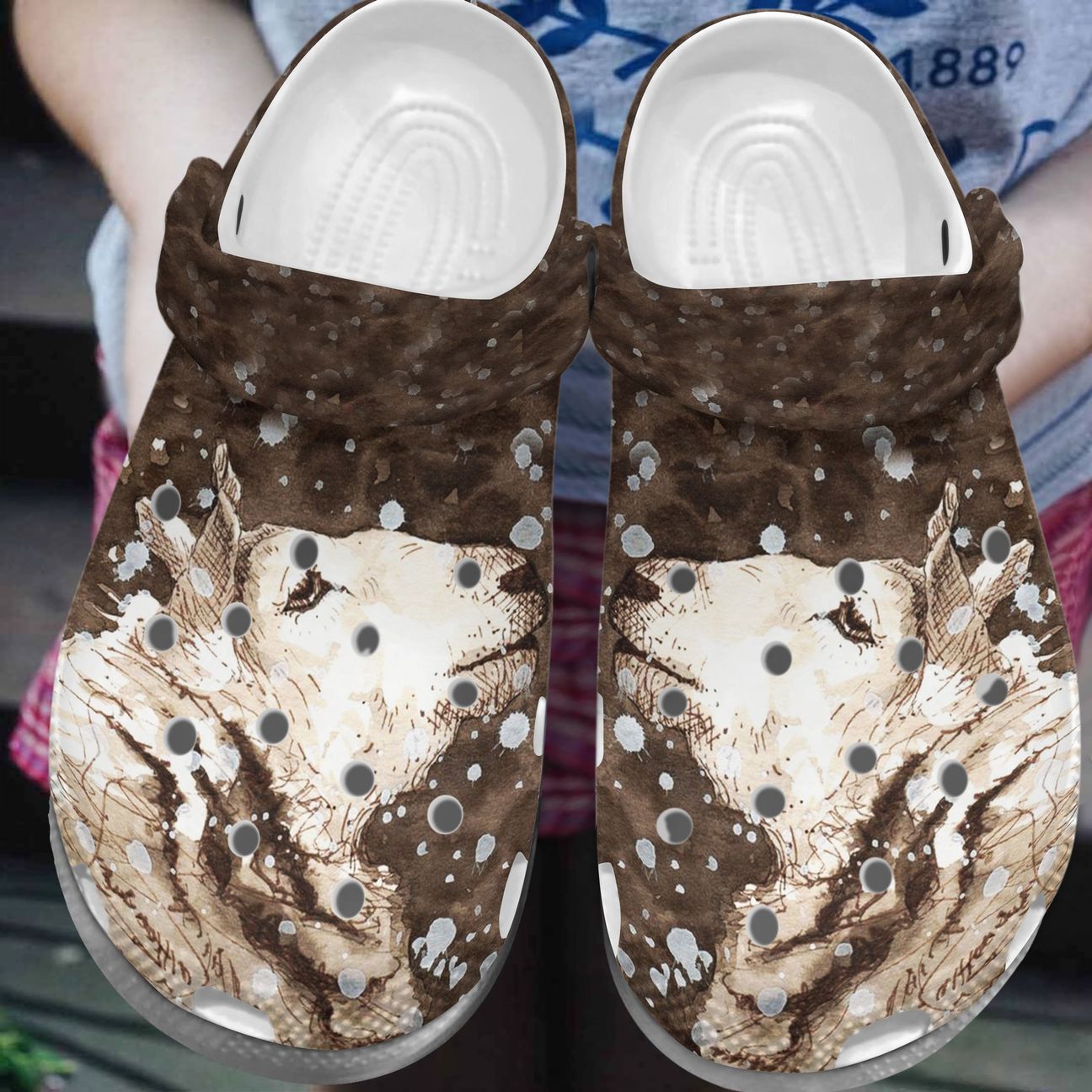 Sheep Personalized Clog Custom Crocs Comfortablefashion Style Comfortable For Women Men Kid Print 3D Snowy Day